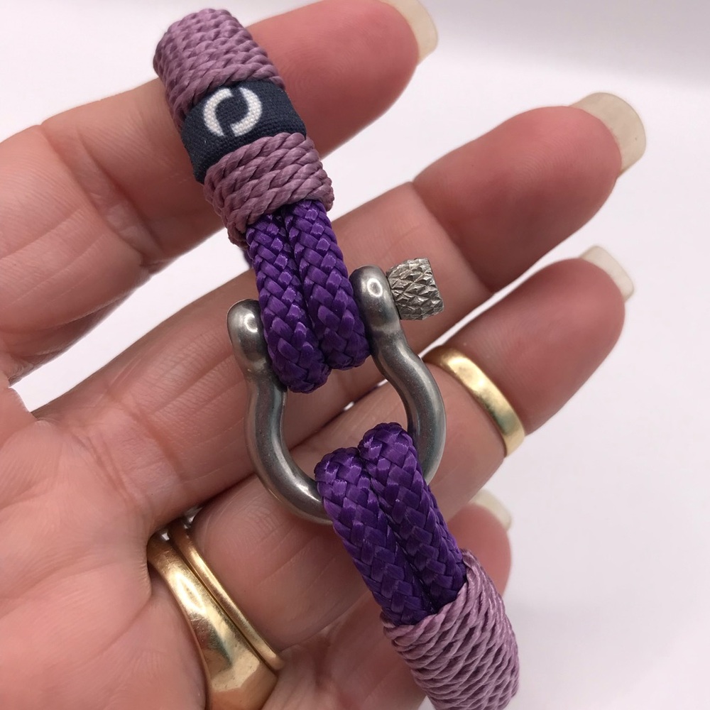 Mover Men’s Rope Purple Bracelet - Picture 6 of 6